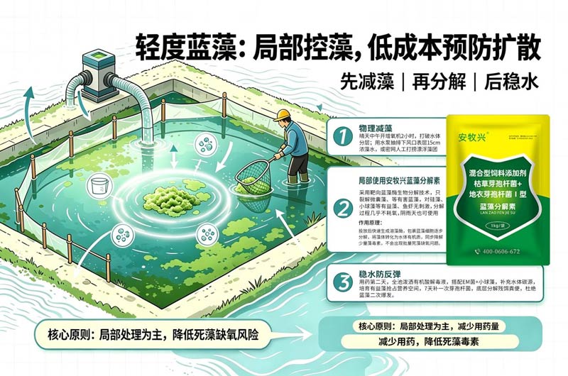 轻度蓝藻